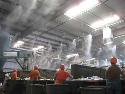 纺织厂造雾加湿