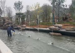 商洛 南秦公园景观喷泉