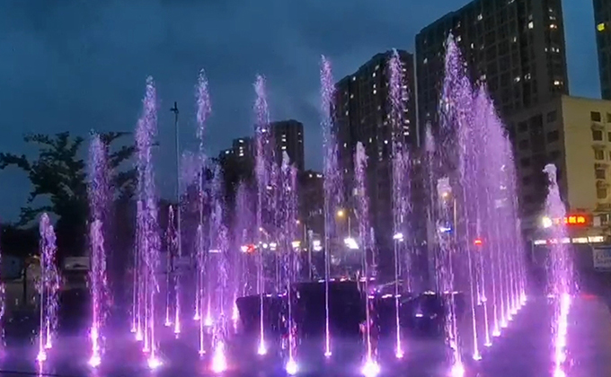 音乐喷泉 城市广场水景亮化景观