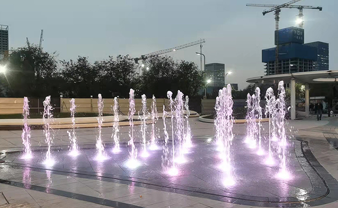 音乐喷泉 城市广场水景亮化景观