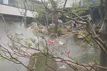西安 曲江金茂璞逸售楼部造景
