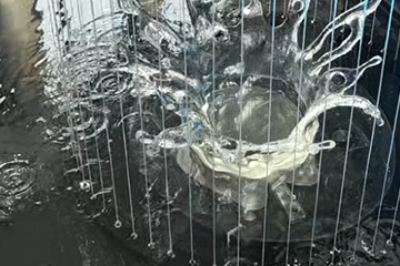 西安 建大意诚科创中心拉线水帘